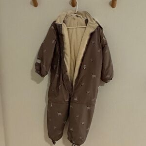 H&M Brown Kids Jacket with Cream Lining